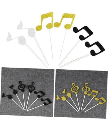HOMSFOU 72 Pcs Cake Decoration Kids Birthday Cupcake Topper Cupcake Toppers Cute Cupcake Topper Glitter Cupcake Topper Decked Kids Top Hat Decorative Cake Toppers Music Baby Decorations As Shownx2pcs Mx2pcs - Buy Online on SooperMarket.com