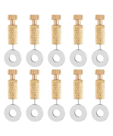 Ticarus 10Pcs DIY Tools Handmade Leather Goods Tools Suture Fixing Needle Leather Goods Fixed Needle Sparse
