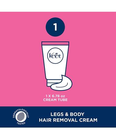Veet 3-in-1 Gel Cream for Legs and Body 6.78 oz - Pack of 2 | Smooth and Silky Skin - Buy Online on SooperMarket.com