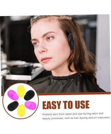 HAPINARY 3 Pairs Ear Covers Ear Protectors Hair Dye Earmuffs Hair Dye Ear Cover Ear Caps for Hair Dye Ear Shower Caps Ear Water Protection - Buy Online on SooperMarket.com