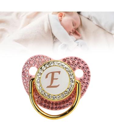 Ergonomic Golden Rhinestone Baby Pacifier - Light & Flexible Design for Comfort - Buy Online on SooperMarket.com