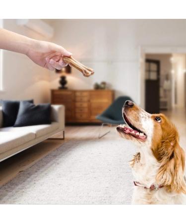 Nobleza 100% Natural Beef Chewing Bones for Small Dogs - 12 Pieces High Protein Dog Treats (7.6cm) - Buy Online on SooperMarket.com