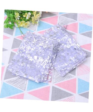 Anneome 100pcs Wedding Candy Pouch Mini Party Bags Packing Bag Bride Christmas Chocolate Candies 7X9cm Silver - Buy Online on SooperMarket.com