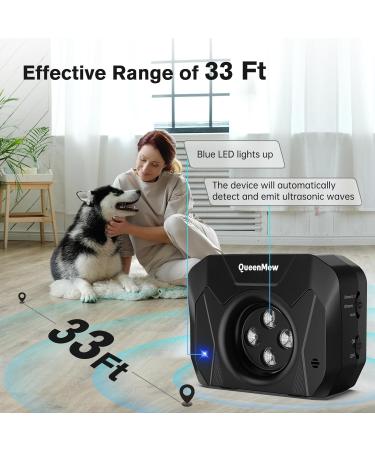 Antibell for Dogs - Auto Ultrasound Bark Control Device | Rechargeable & IPX45 Waterproof | 3 Levels for Small to Large Dogs | Effective Anti-Barking Solution - Buy Online on SooperMarket.com
