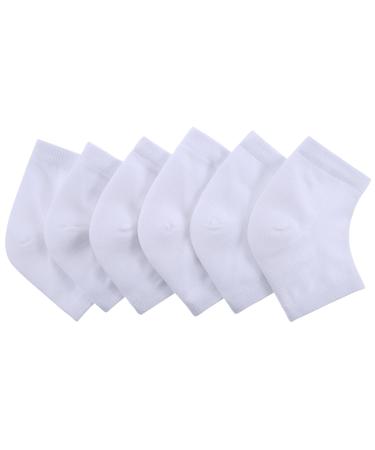 Heel Socks for Dry Cracked Skin - Soft Ventilated & Moisturizing - 3 Pairs for Ultimate Comfort - Buy Online on SooperMarket.com