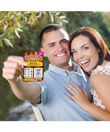 Pregnancy Announcement Lottery Scratch-Off Tickets - 10 Pack | Authentic 4x6 Design for Baby Announcements | Great for Grandparents Future Dad & Friends - Buy Online on SooperMarket.com