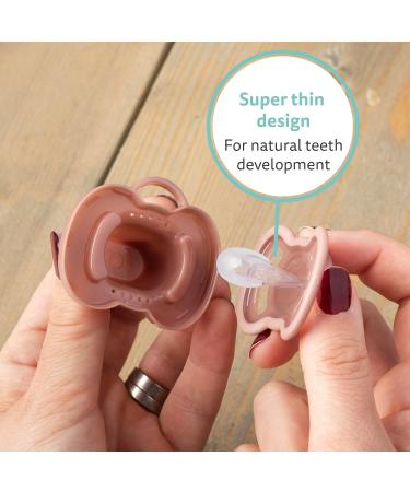 Herobility Gentle Pacifiers - Glow in the Dark - BPA-Free - 10-Pack for 6-24 Months - Includes Protective Case & Large Air Vents - White/Night Glow - Buy Online on SooperMarket.com