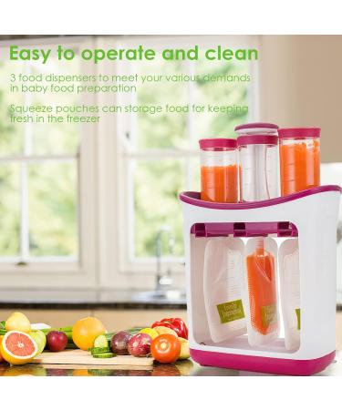 Nosii Fresh Fruit Juice Squeeze Station & Baby Food Maker with Storage Bags - Buy Online on SooperMarket.com