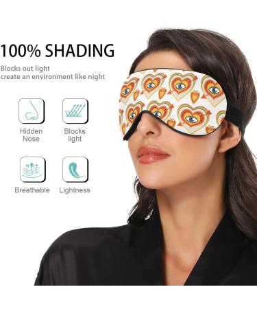 Haskirky Light Blocking Eye Mask for Deep Sleep | Adjustable for Men and Women | Ideal for Travel, Yoga, and Meditation - Buy Online on SooperMarket.com