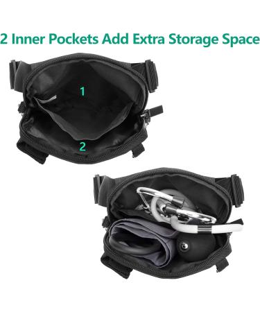 Trunab Vet Nurse Pouch with Multiple Pockets Nurse Waist Bag Fanny Pack with Adjustable Waist Strap for Stethoscope Scissors and Other Medical Supplies Black - Patented Design Black 1 - Buy Online on SooperMarket.com