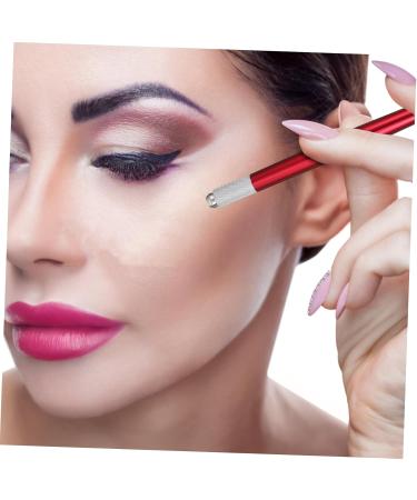 Angoily Microblading Manual Alloy Supply Eyebrow Pen Aluminium Make Embroidered 14.2x0.9cm Red - Buy Online on SooperMarket.com