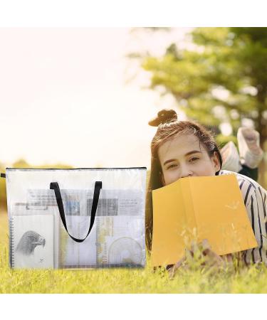 5 Pcs Art Portfolio Bag 19 x 25 Inches Posters Organizer with Zipper and Handle Art Supply Bag and 5 Pcs A4 Pencil Bags 9 x 13 Inches Art Supplies Storage Bag for Large Posters Artwork Bulletin Board - Buy Online on SooperMarket.com