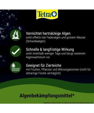 Tetra Pond AlgoFree - 3L Floating Algae Killer for Garden Ponds | Combat Green Water & Filamentous Algae - Buy Online on SooperMarket.com