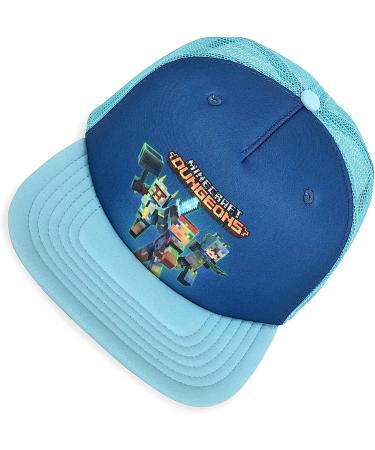 Minecraft Boys Creeper Face Snap Back Hat - Black/Green - Buy Online on SooperMarket.com