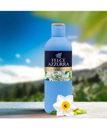 Felce Azzurra Narcissus Beauty Essence Body Wash 22 Oz - Infused with Vanilla Flowers, Patchouli, and Citrus Notes - Leaves Skin Soft and Perfumed with Orange, Jasmine, and Vanilla Fragrance - Buy Online on SooperMarket.com