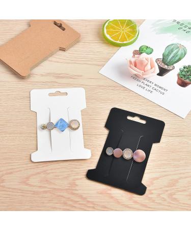 Coopay 150 Piece Hair Clip Display Cards - Multicolor Rectangular Paper Cards for Hair Accessories Organization - 4-1/4 x 2-3/4 Inches - Buy Online on SooperMarket.com