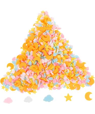 Healeved 3pcs 1 Nail Art Polymer Clay Nail Glitter Colorful Decor Resin Sprinkles Vase Filler Diy Polymer Clay Patch Craft Making Patch Moon Decor Diy Patch Star Crafts Cell Phone - Buy Online on SooperMarket.com