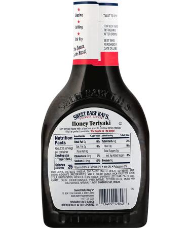 Sweet Baby Ray's Honey Teriyaki Sauces & Marinade 16 Fl Oz (Pack of 2) - Set of 2 - Buy Online on SooperMarket.com