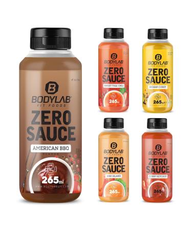 BODYLAB24 Zero Sauce Curry Ketchup 265ml | Low-Calorie Reduced Fat & Sugar | Perfect Sauce & Dressing for Every Diet | International Shipping Available - Buy Online on SooperMarket.com
