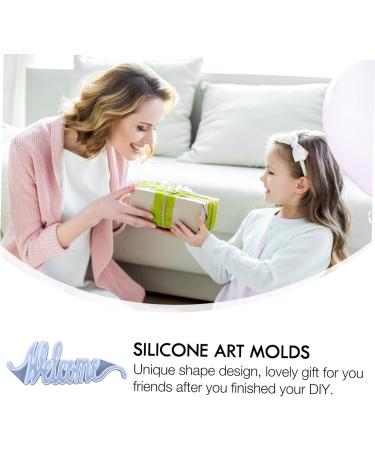 STOBOK Chocolate Molds 1pc Crystal Epoxy Mold Home Decor De Para Gelatinas Resin Molds Diy Mold Front Door Epoxy Resin 3d As Shown 30.6X11X1.2CM - Buy Online on SooperMarket.com