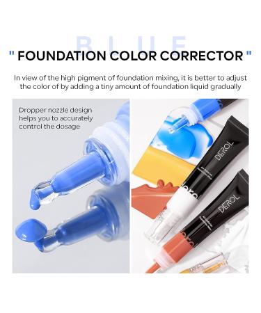 FREEORR Blue Foundation Mixing Pigment - Shade Adjuster & Color Corrector 0.67oz - Easy to Blend, Delicate & Smooth - Buy Online on SooperMarket.com