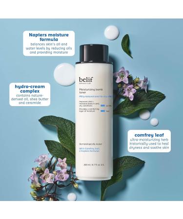 Belif Moisturizing Bomb Toner with Ceramide | Ultra Hydrating 2-in-1 Toner & Moisturizer for Dry Skin | Korean Skin Care - Buy Online on SooperMarket.com