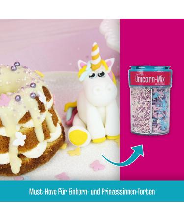 Decocino Unicorn Mix - 90g Sugar Pearls & Streukonfetti for Cake Muffins & Fondant Decoration - Buy Online on SooperMarket.com