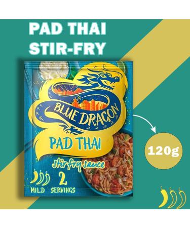 Blue Dragon Sauce Pouch Pick N Mix - Choose From 8+ Flavours | Satay Stir-Fry Oyster & Spring Chow Mein Pad Thai Teriyaki Sweet Chilli Sweet & Sour Black Bean - Pack of 2 X 120 - Buy Online on SooperMarket.com
