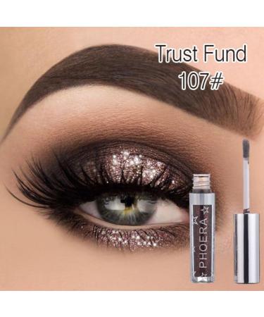 PHOERA Waterproof Glitter Eyeshadow Palette - Unicorn Hype | Long-Lasting Metallic Pigment Makeup - Buy Online on SooperMarket.com