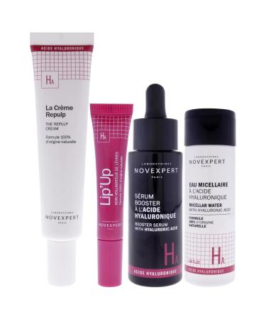 Plumping & Anti-Aging Set for Women - Micellar Water Hyaluronic Serum Repulp Cream & Lip Care | Boost Hydration & Youthful Glow - Buy Online on SooperMarket.com