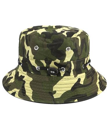 Apanphy outdoor angel hat cap fishing has cap angel network hute headgear sun hat summer fishing hat bucket hat with net grids for men outdoor fishing face protecting unit size multicolor