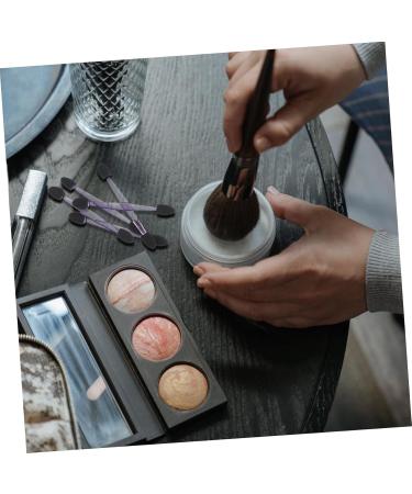 PLAFOPE 100pcs Eye Shadow Stick Eyeshadow Sticks Eyeshadow Applicator Pads Makeup Eyeshadow Emulsion Black 7.5x0.5cm Black - Buy Online on SooperMarket.com