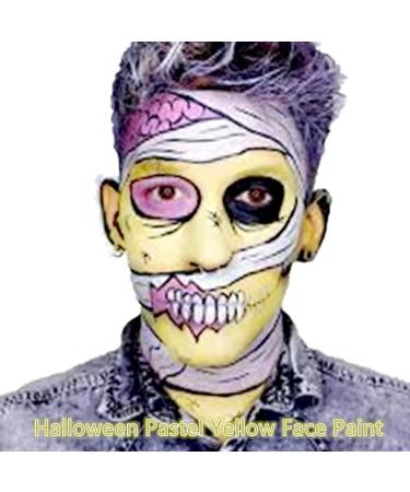 Washable Yellow Face Paint Stick | Non-Toxic Cream Makeup Stick for Theater, Halloween, Cosplay | 1.06 Oz Full-Coverage Body Paint - Buy Online on SooperMarket.com