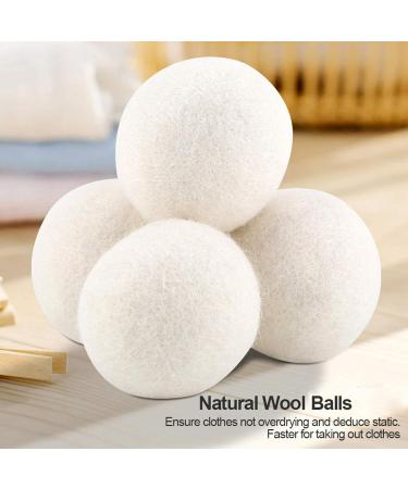 Alvinlite Wool Ball Wool Drying Ball Wool Softener Ball Household Replacement 6 Pieces 6 cm - Buy Online on SooperMarket.com