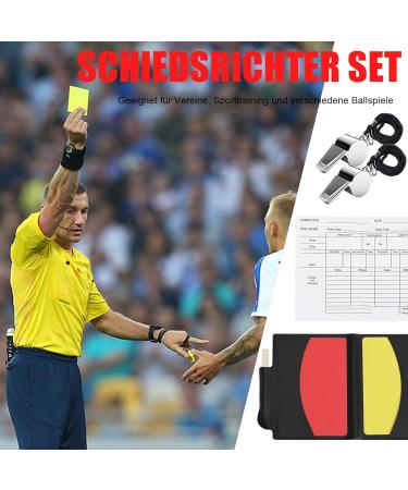 Buy Gvivej Referee Set - Football Referee Cards & Whistle Kit for Sports Coaching | International Shipping Available - Buy Online on SooperMarket.com