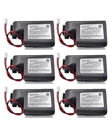 6 Pack 6V MR-BAT6V1SET 2CR17335A WK17 Battery for M80 Driver J4 servo System 1800mAh with White Plug