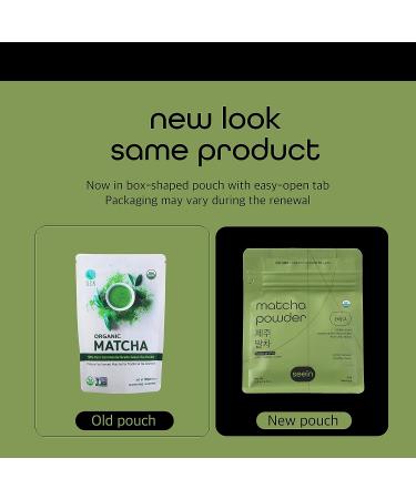 SEEIN Organic Matcha Green Tea Powder | Jeju Korea | Premium First Harvest | Ceremonial Grade 3.52oz | USDA Certified - Buy Online on SooperMarket.com