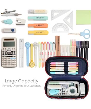 Cambond Big Capacity Pencil Case Cute Pencil Case for Boys Kids Large Storage Pencil Pouch for School Pencil Case Only Dark Blue Space - Buy Online on SooperMarket.com