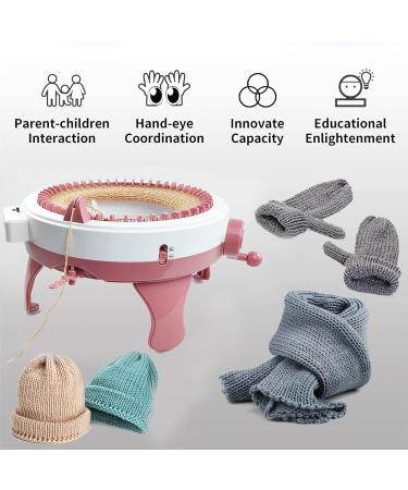 48-Pin Oversized Hand-Knitted Rotary Double Knitting Machine Set for Adult and Children - Buy Online on SooperMarket.com
