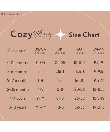 CozyWay Baby Non-Slip Toddler Socks 6-12 Months Girls | 12 Pairs Gripper Ankle Style - Buy Online on SooperMarket.com
