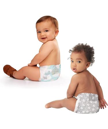 The Honest Company Clean Conscious Diapers | Plant-Based & Sustainable | Newborn Size 76 Count - Above It All + Pandas Club Box - Buy Online on SooperMarket.com