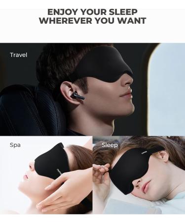 NIMOOD 3D Sleep Mask for Women and Men - Adjustable Strap, 100% Light Blocking, Breathable Blindfold for Side Sleepers - Buy Online on SooperMarket.com