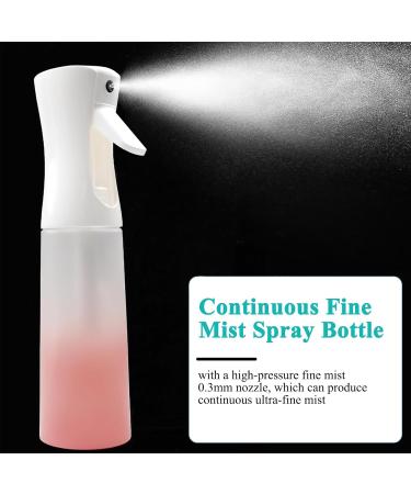 Toionmm 300ml Pink Continuous Spray Bottle - Ultra Fine Manure Spray for Hair Styling Plants & Cleaning - Safe Outlet Design - Buy Online on SooperMarket.com
