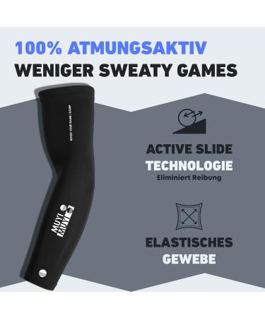 Muyi Gaming Sleeve - Compression Arm Sleeves for Men/Women - Ideal for Handball Volleyball Basketball & Racing - Black L - Performance Sports Accessories - Buy Online on SooperMarket.com