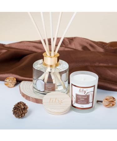 Coconut Milk Spa Gift Basket for Women - 18pc Bath Set with Bombs, Bubble Bath, Shower Gel, Scrub & More - Buy Online on SooperMarket.com