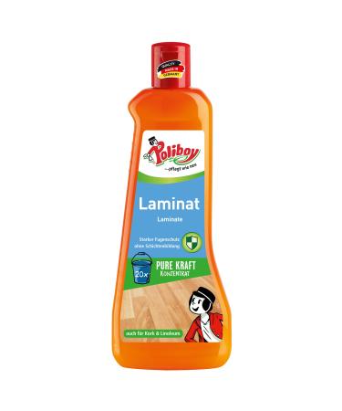 Poliboy - Laminat care - concentrate with orange oil - also for cork and linoleum - floor cleaning - individually - 500 ml - made in Germany laminate care 500 ml (1 Pack)