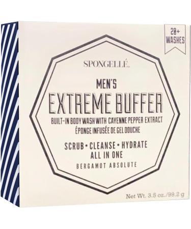 Buy SPONGELL Men's Extreme Buffer - Bergamot Absolute Body Wash Shower Gel Sponge | International Shipping Available - Buy Online on SooperMarket.com