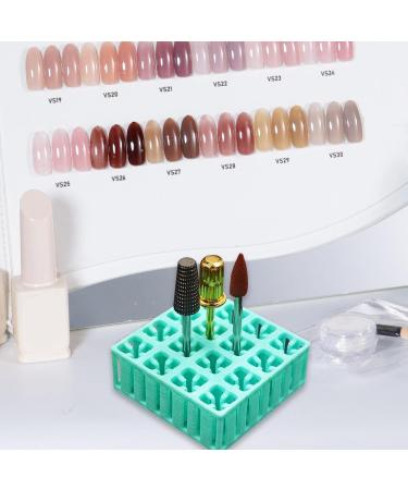 Perfeclan Nail Drill Bit Holder Grinding Head Holder Portable Sturdy Display Stand Nail Art Rack for Home Salon - Buy Online on SooperMarket.com