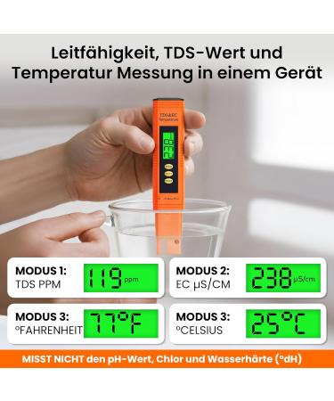 Measury Microsiemens & PPM Water Tester - TDS & EC Measuring Device for Drinking Water & Aquariums - Buy Online on SooperMarket.com
