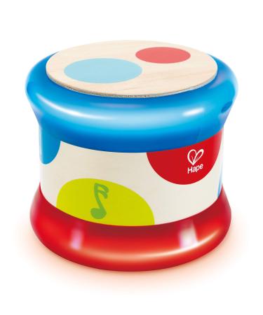 Hape baby drum |Rolling music toys for toddlers to learn rhythm and different sounds battery operations from 6 months